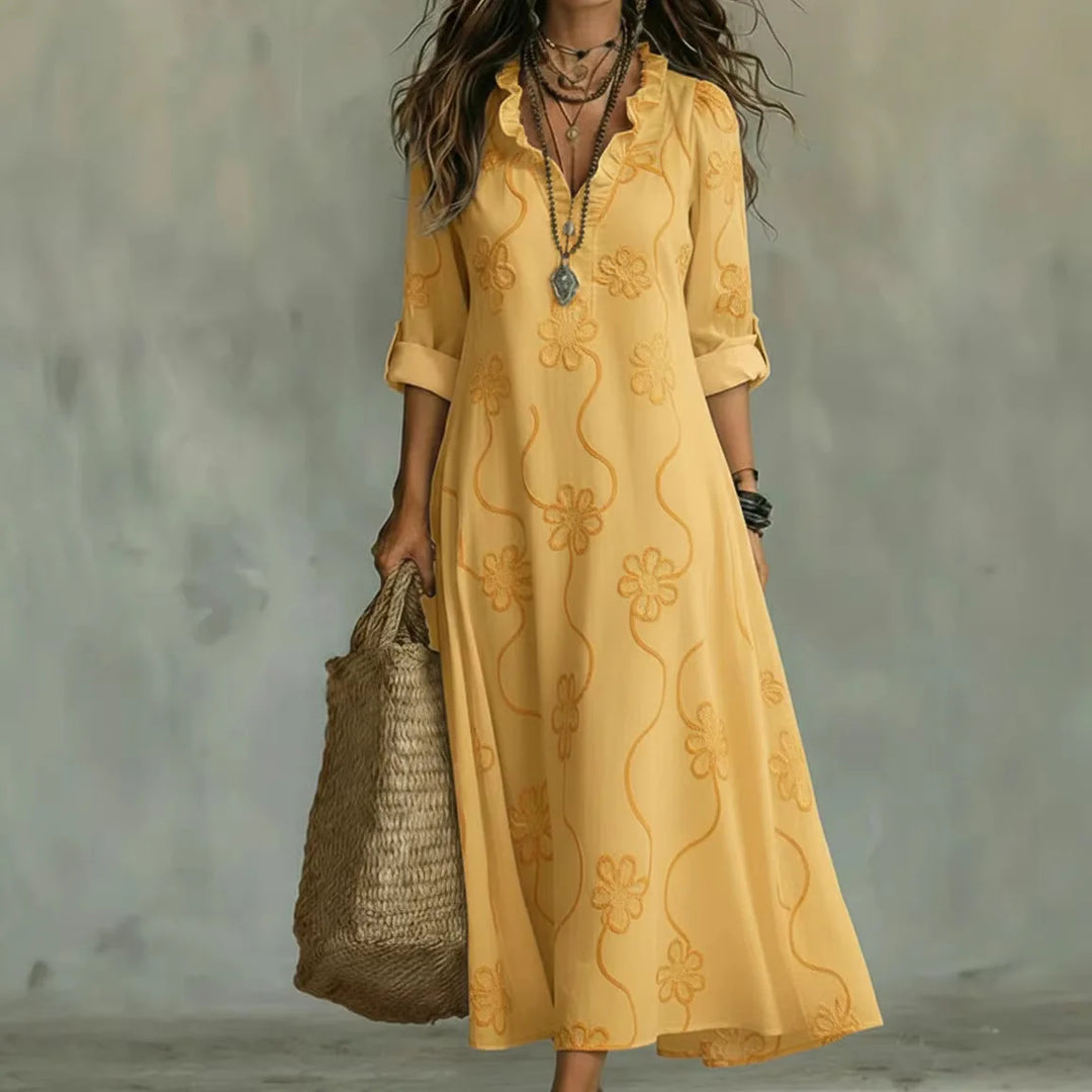 Seraphina | Embroidered Maxi Dress