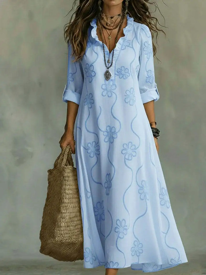 Seraphina | Embroidered Maxi Dress