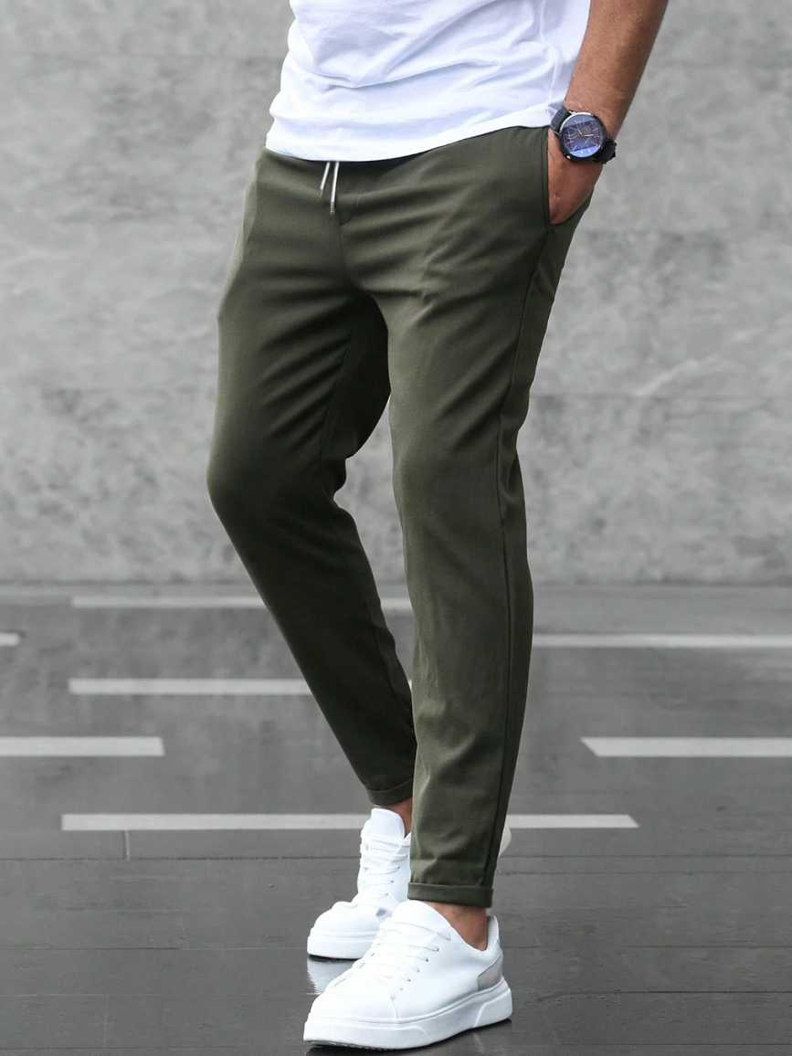 Sebastian | Men’s Stretch Drawstring Trousers