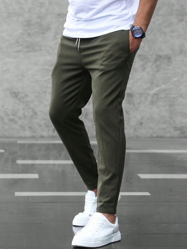 Sebastian | Men’s Stretch Drawstring Trousers