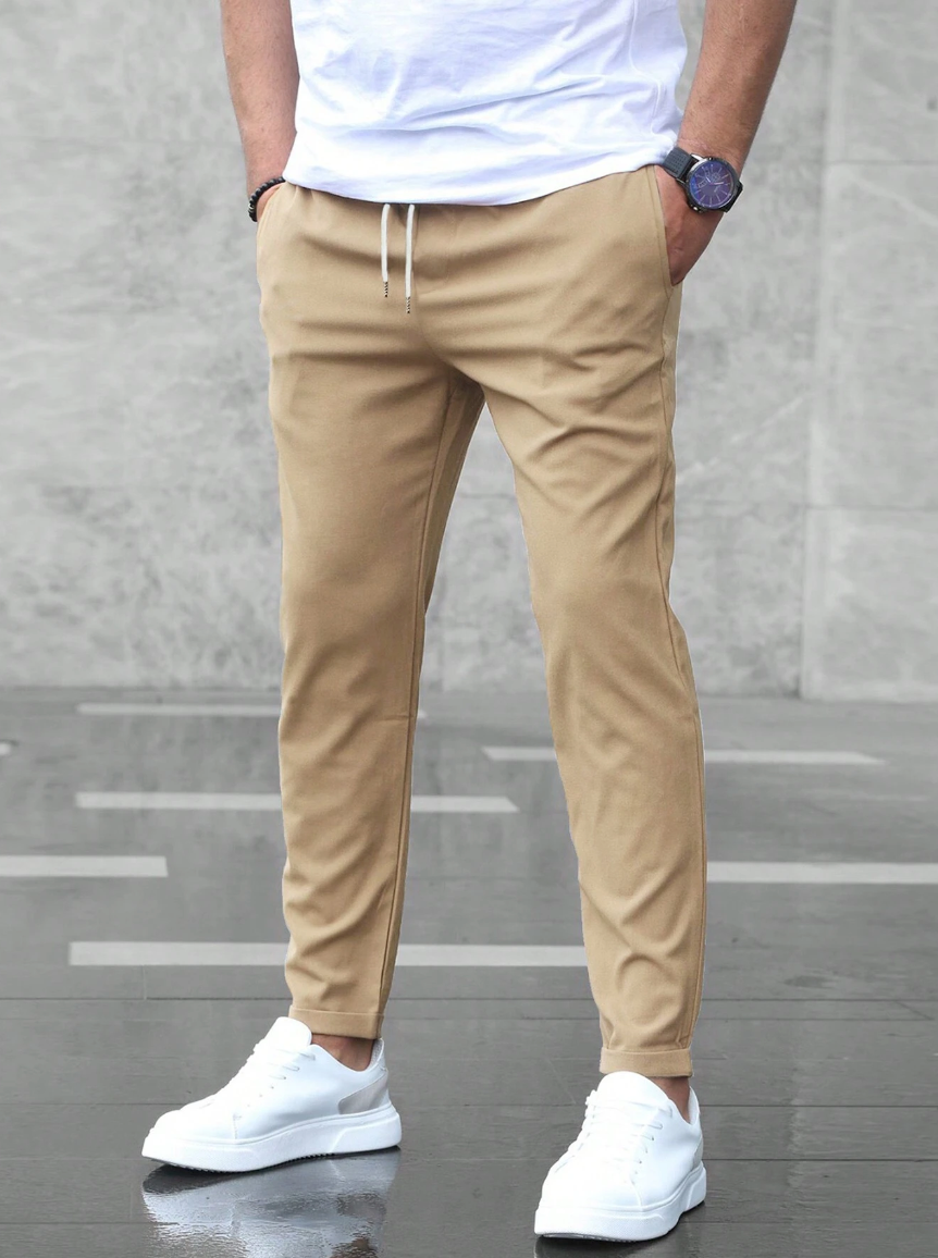 Sebastian | Men’s Stretch Drawstring Trousers