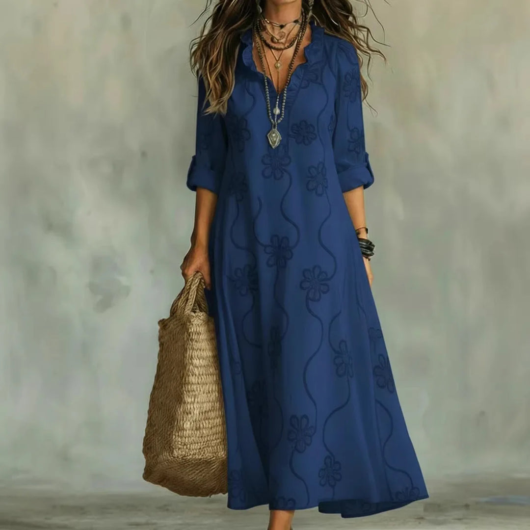 Seraphina | Embroidered Maxi Dress