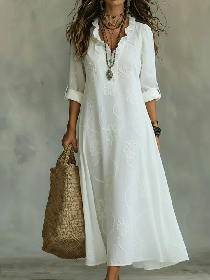 Seraphina | Embroidered Maxi Dress