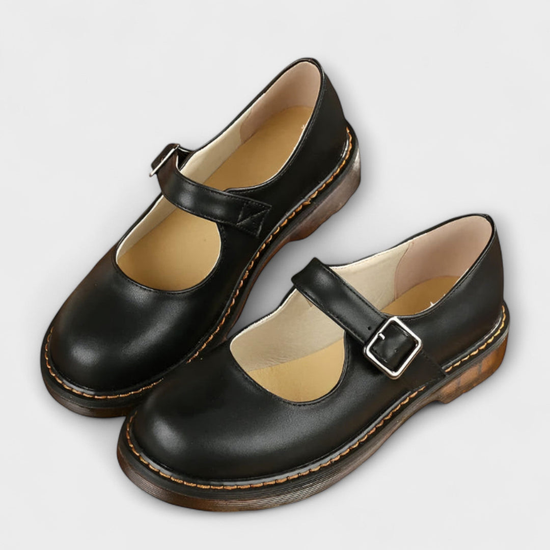Rosina | Mary Jane Strap Flats