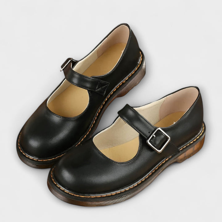 Rosina | Mary Jane Strap Flats