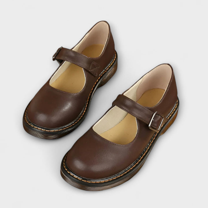Rosina | Mary Jane Strap Flats