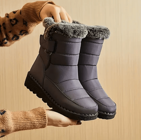 Hester | Women's Padded Snow Boots with Fluffy Cuff