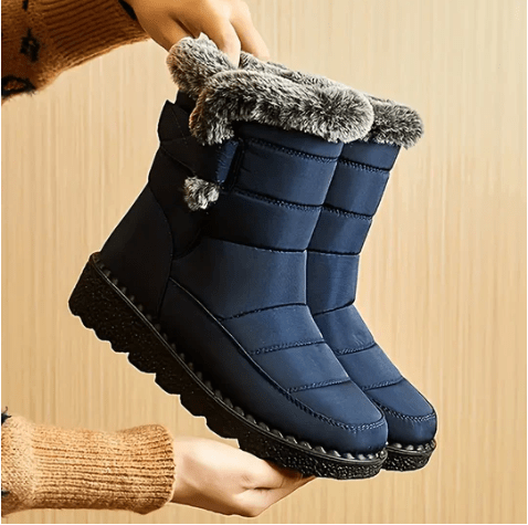 Hester | Women's Padded Snow Boots with Fluffy Cuff