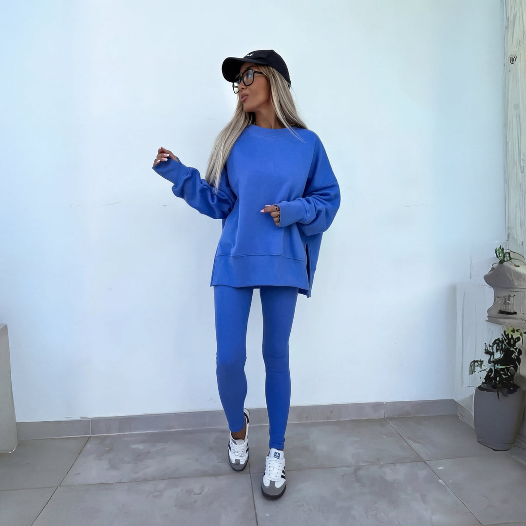 Nerina | Relaxed Sweatshirt & Trouser Set