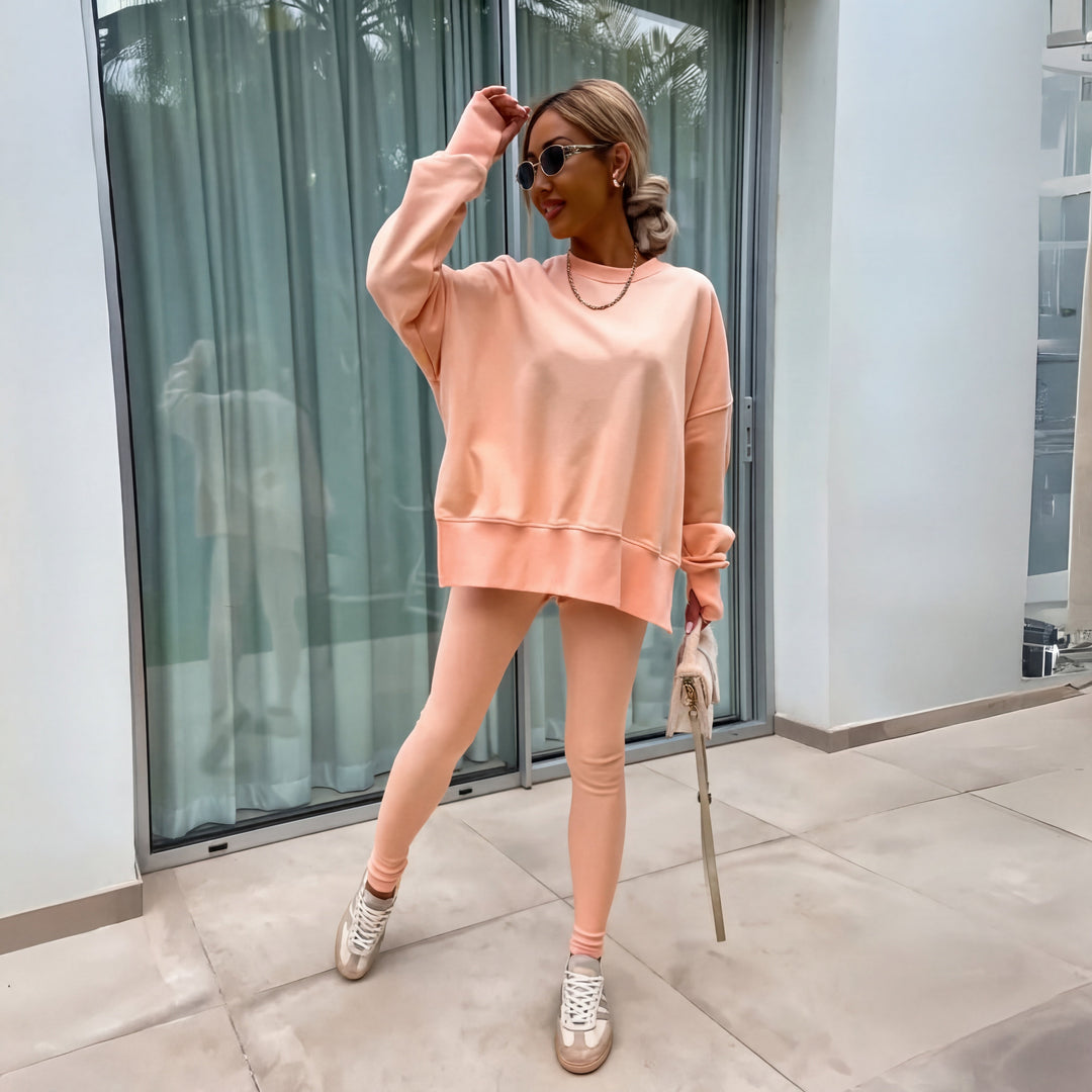 Nerina | Relaxed Sweatshirt & Trouser Set