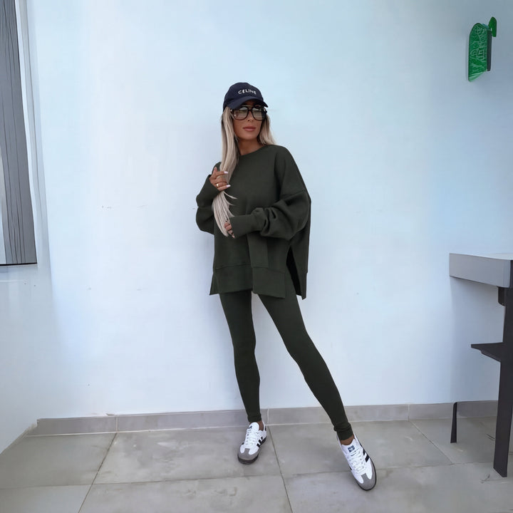 Nerina | Relaxed Sweatshirt & Trouser Set