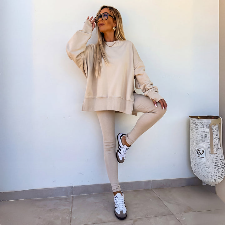 Nerina | Relaxed Sweatshirt & Trouser Set
