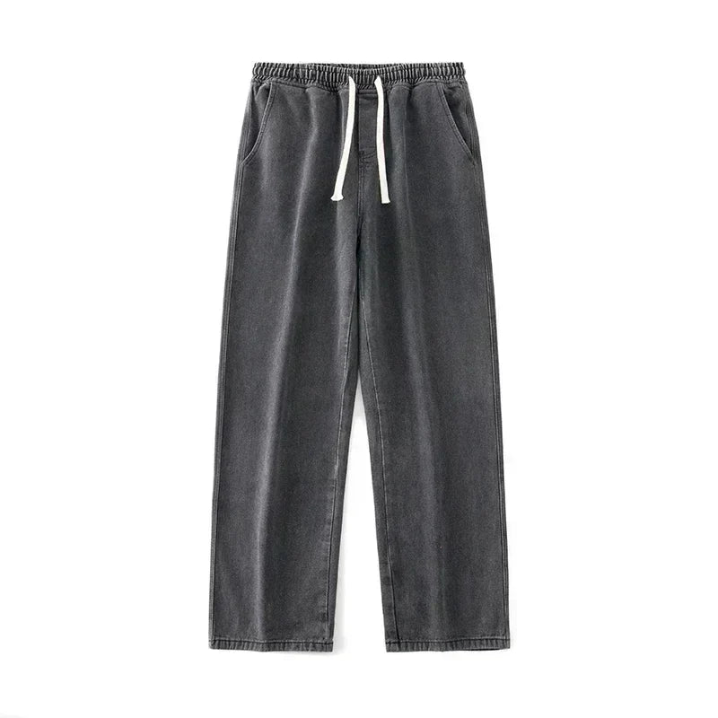 Kai | Men's Wide-Leg Loose Fit Korean Jeans