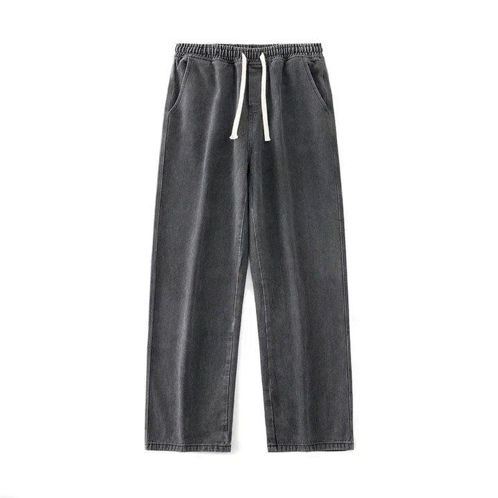 Kai | Men's Wide-Leg Loose Fit Korean Jeans