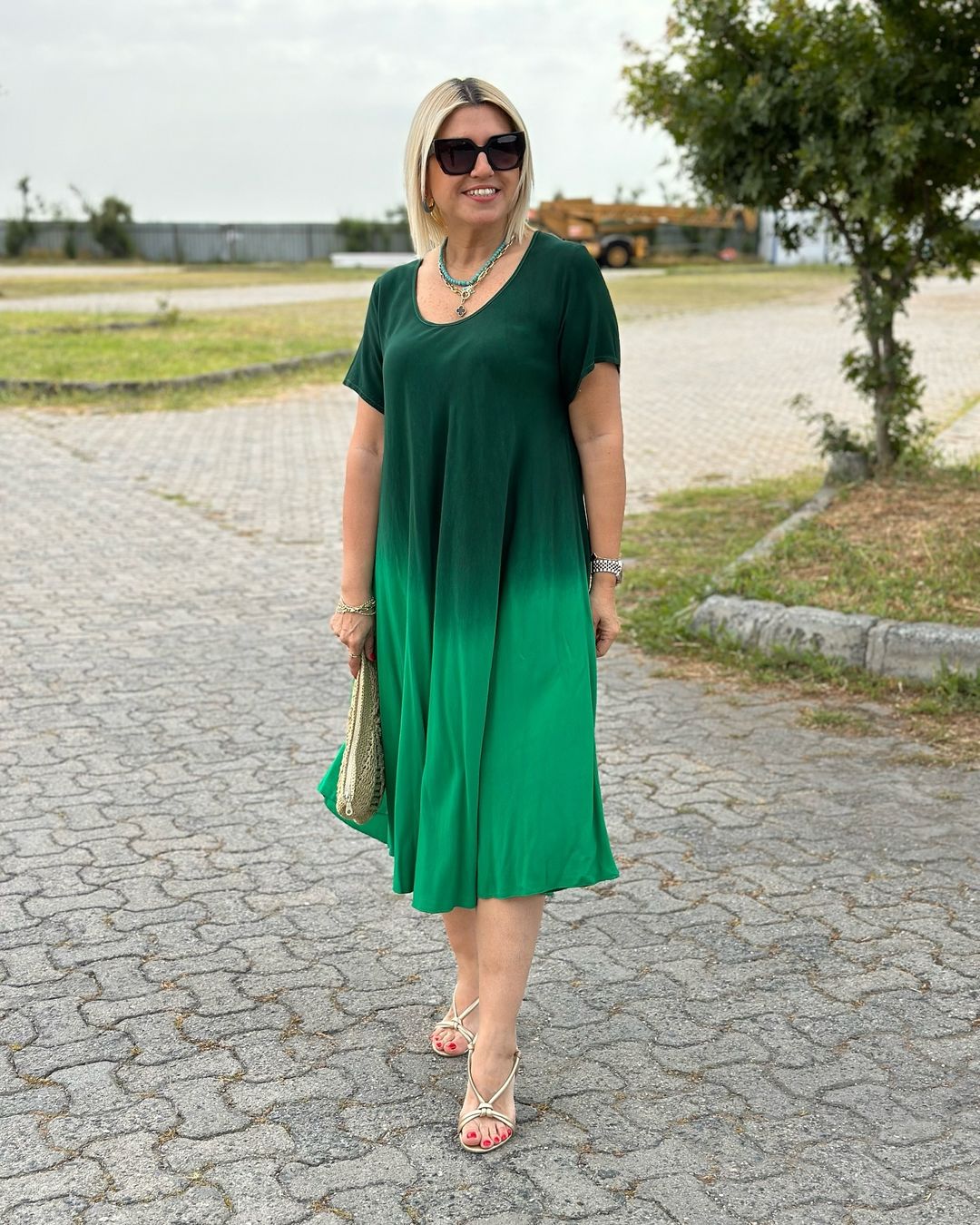 Elise | Gradient A-Line Summer Dress
