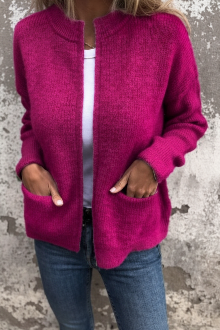 Avery | Zip-Up Knit Cardigan