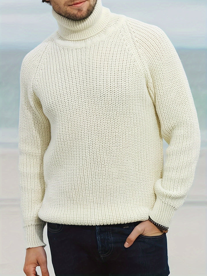 Jacob | Men's Ribbed Turtleneck Jumper