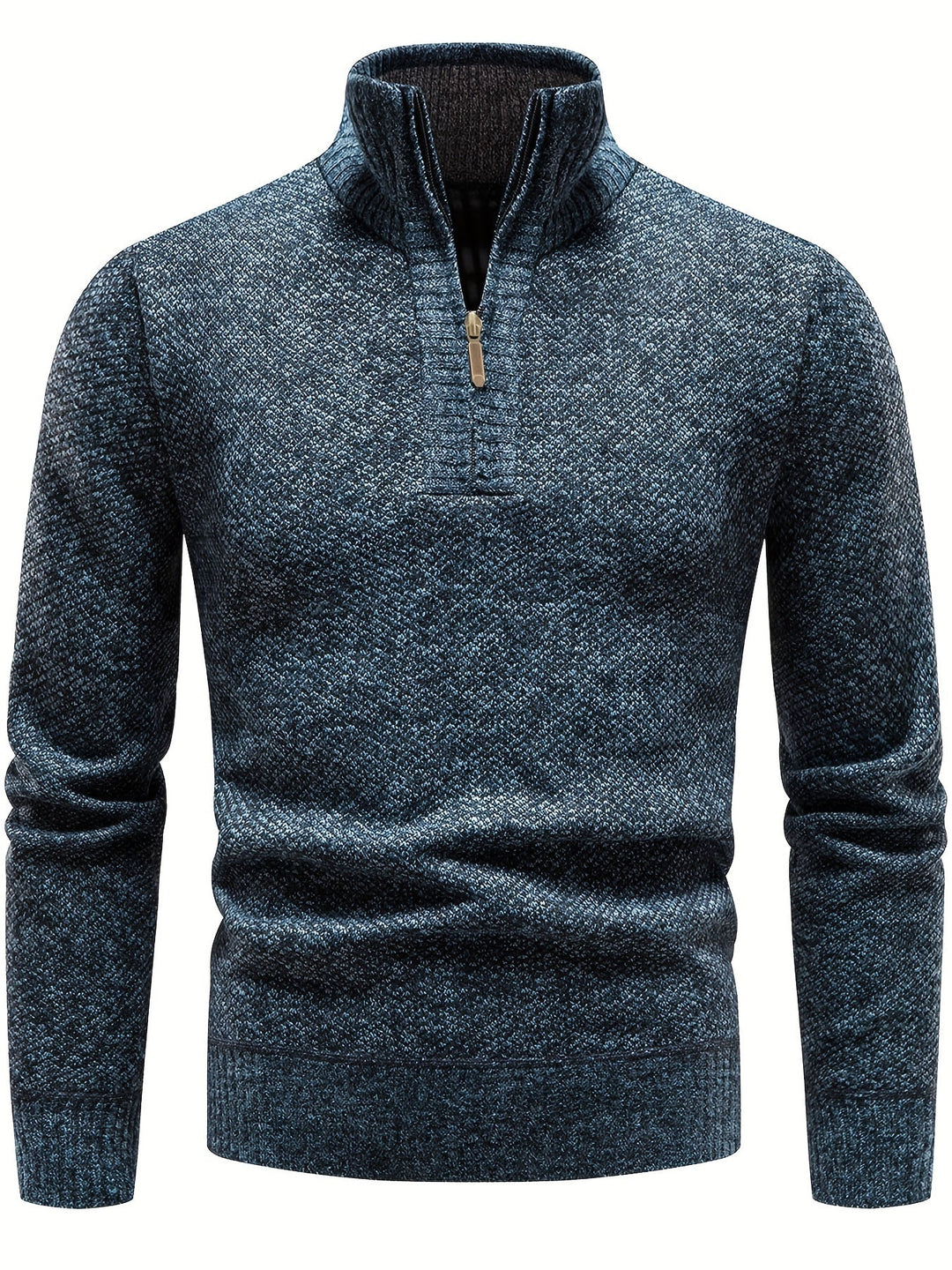 Ethan | Men's Textured Half-Zip Knit Jumper