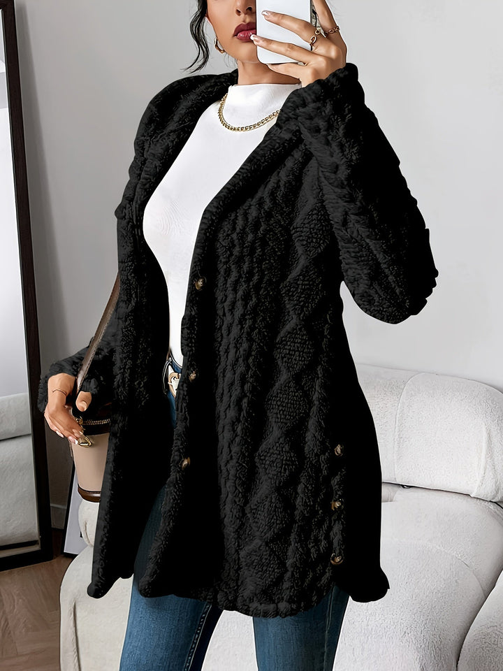 Lucille | Plush Hooded Cardigan
