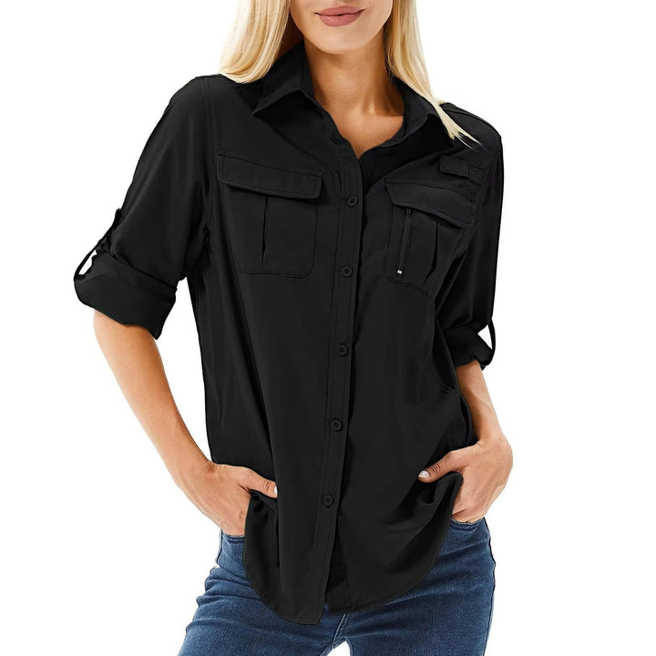 Bree | Women's Roll-Sleeve Safari Shirt