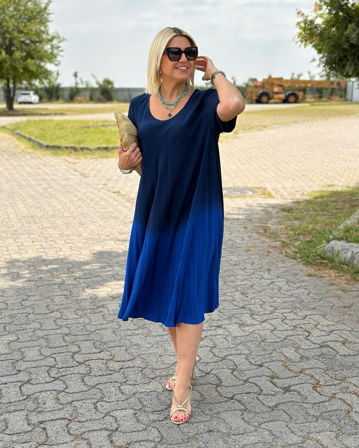 Elise | Gradient A-Line Summer Dress