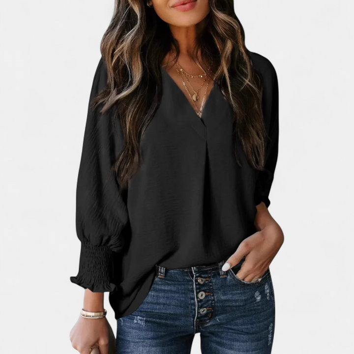 Joanna | V-Neck Business Casual Top