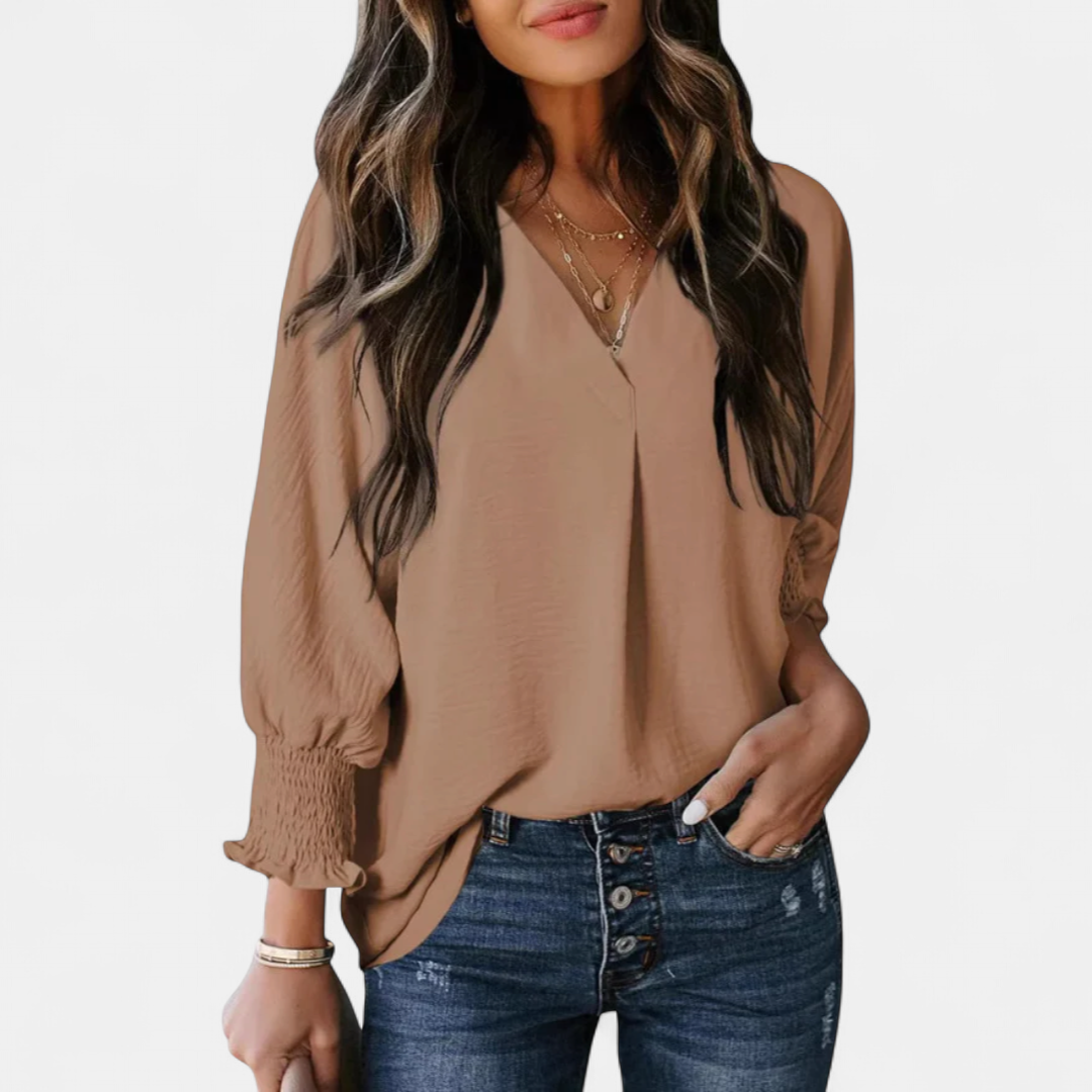 Joanna | V-Neck Business Casual Top