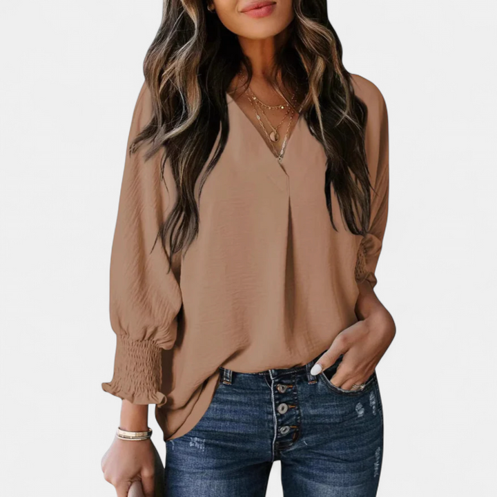 Joanna | V-Neck Business Casual Top