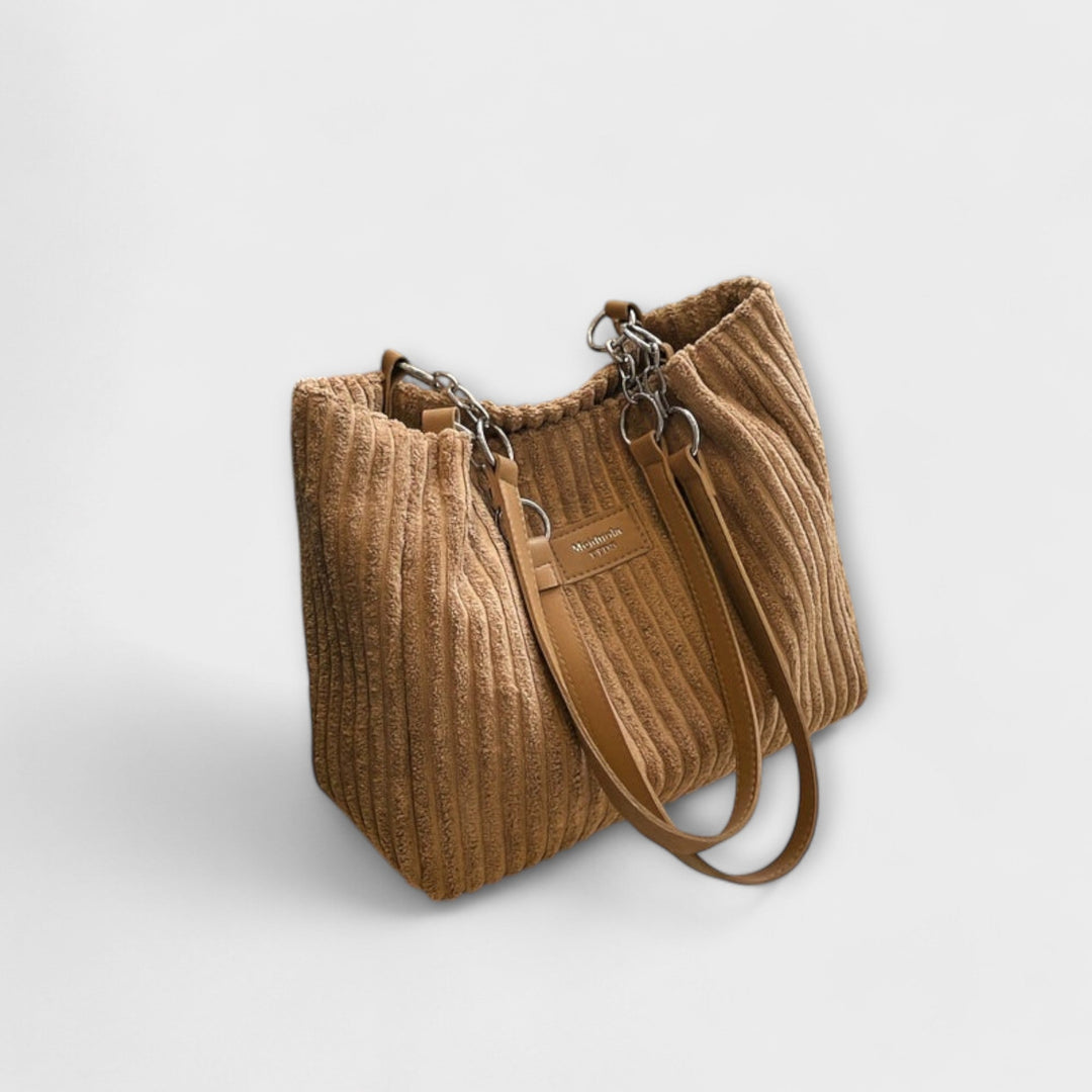 Solaza – Soft Corduroy Shoulder Bag