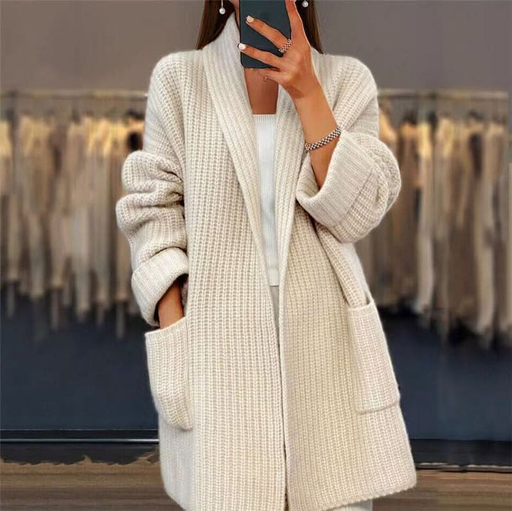 Thalira | Oversized Merino Wool Cardigan