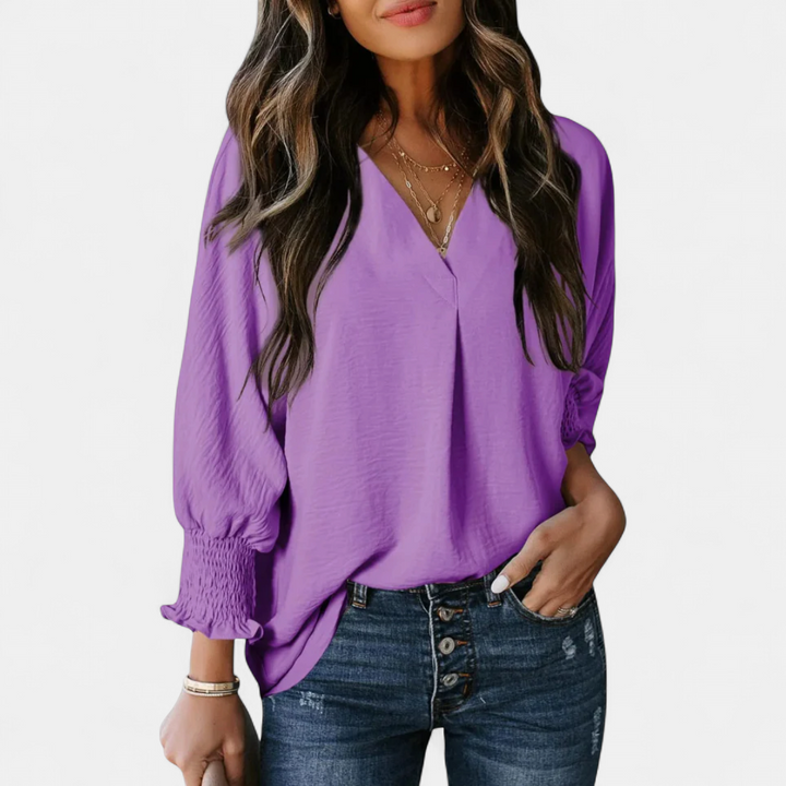 Joanna | V-Neck Business Casual Top