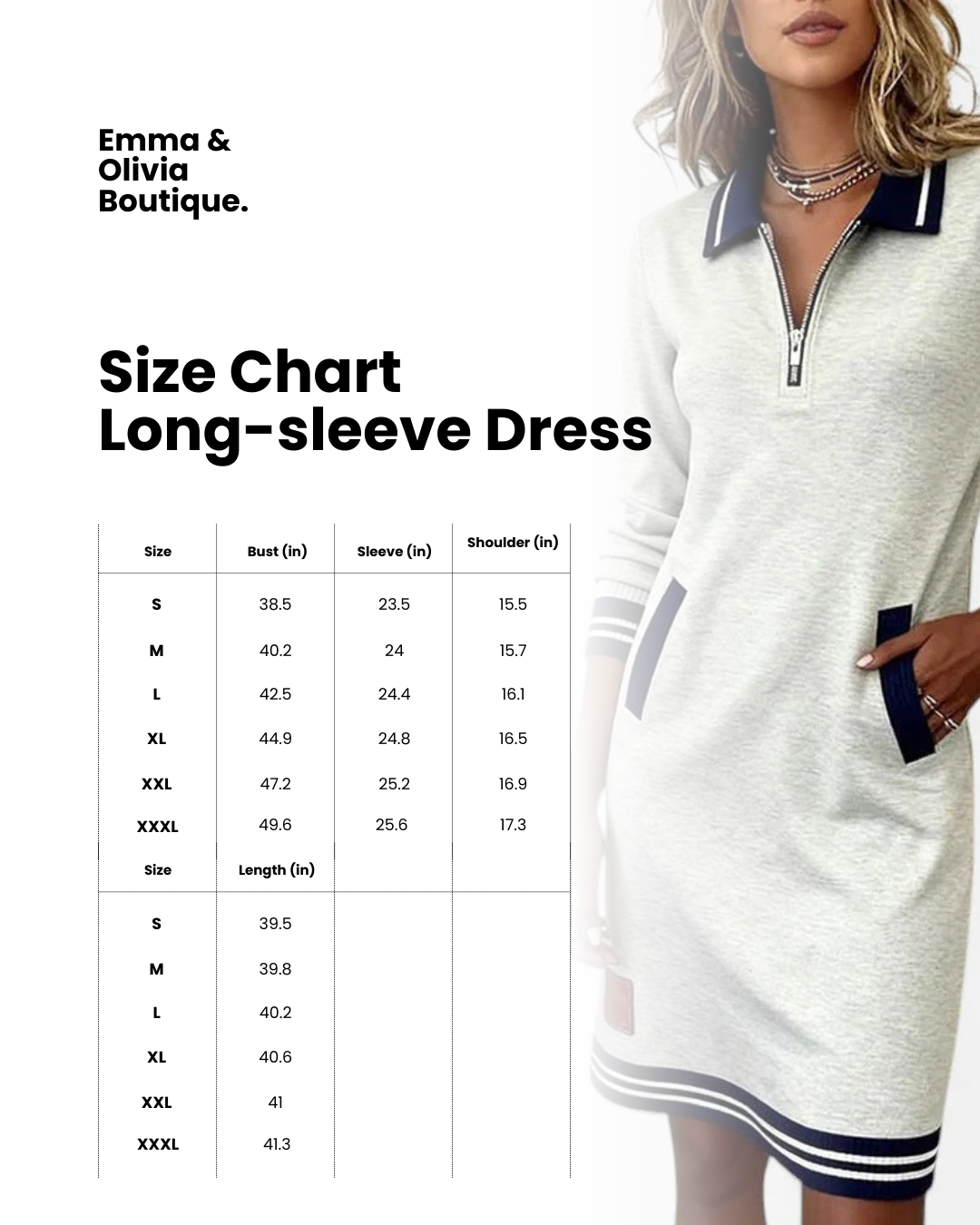 Annora | Zip-Front Collared Midi Dress