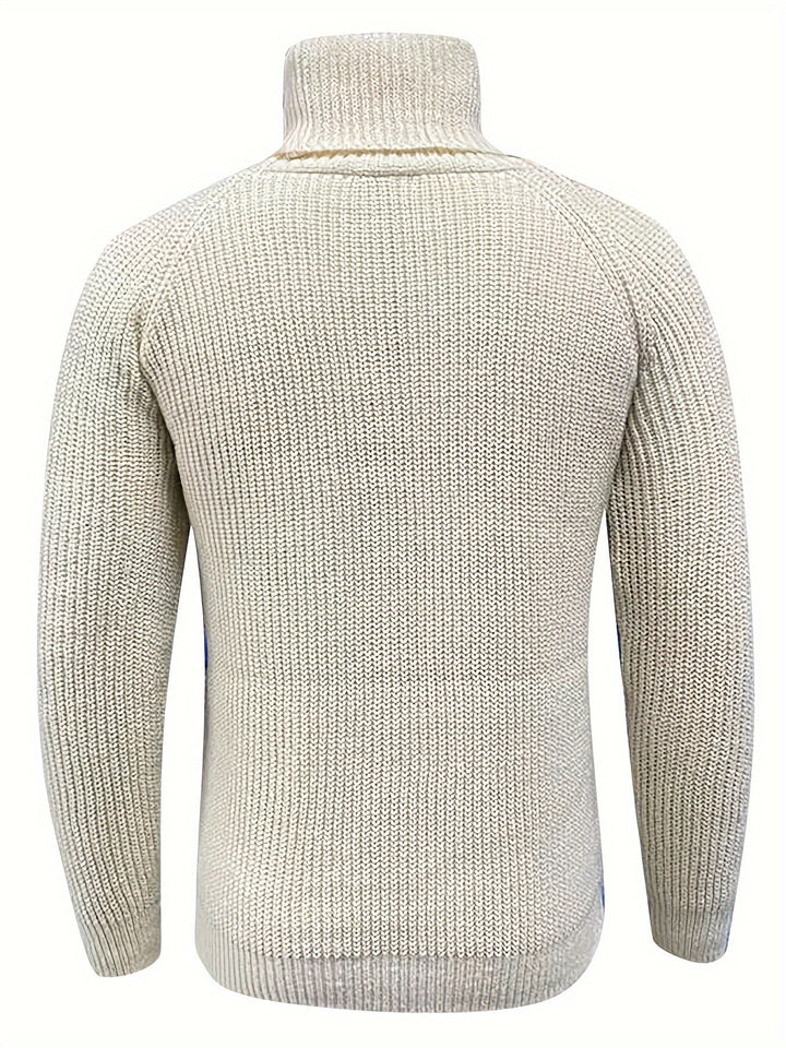 Jacob | Men's Ribbed Turtleneck Jumper