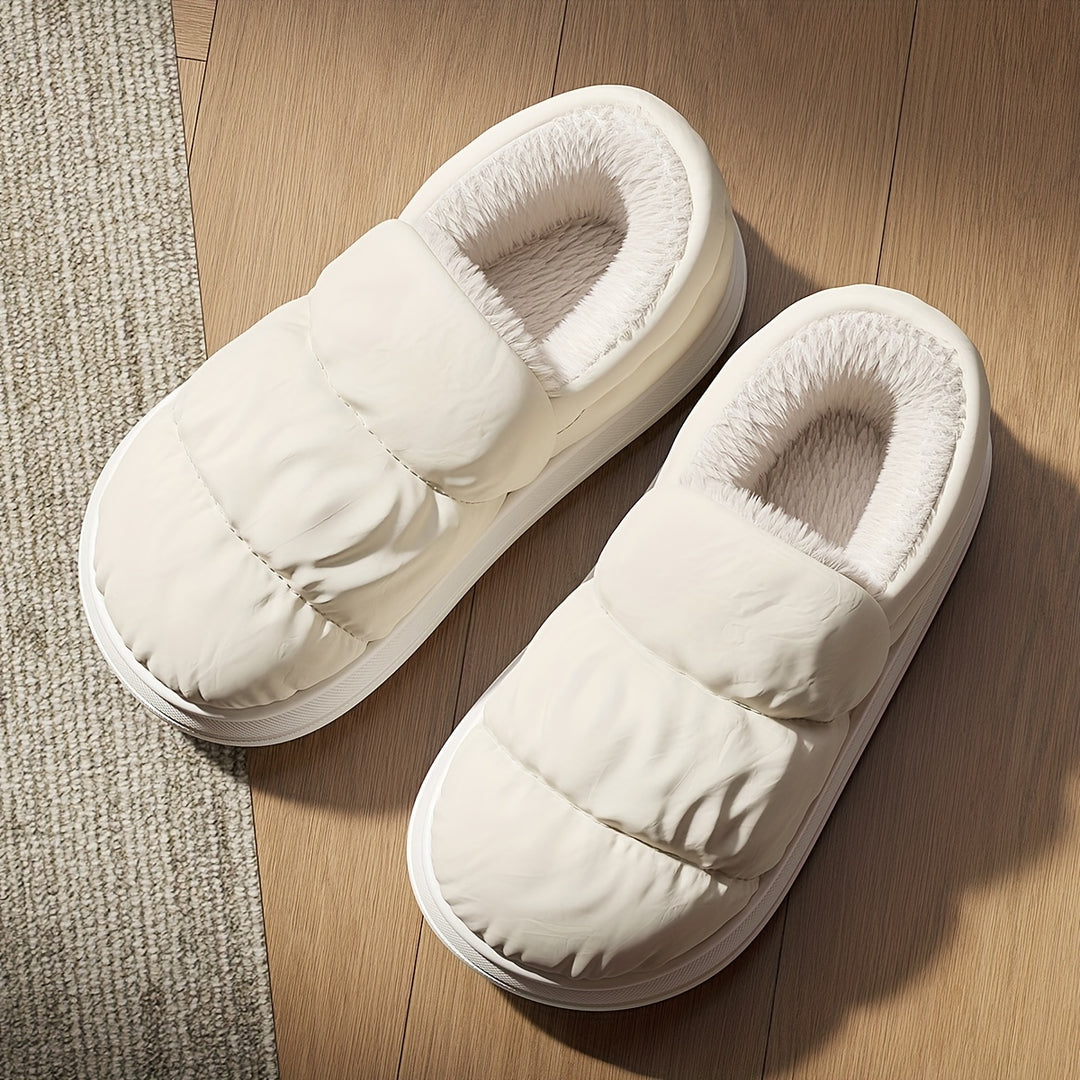 Alaric | Plush Fleece Raised-Sole Slippers