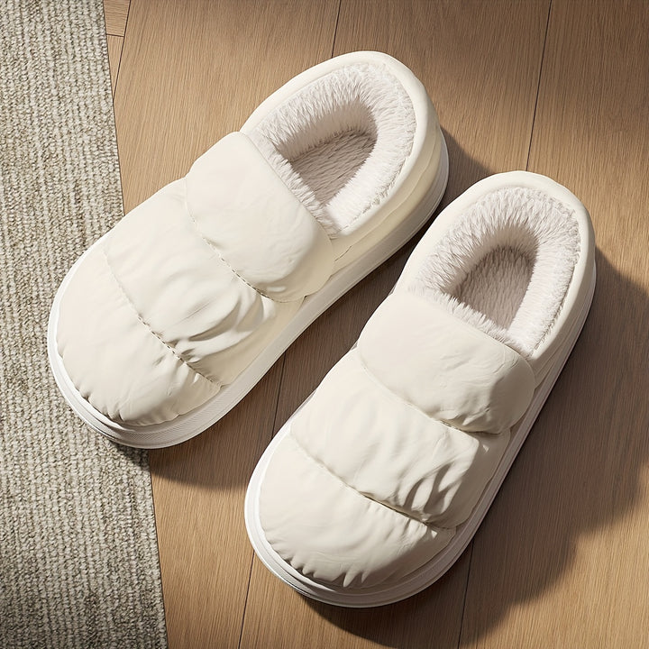 Alaric | Plush Fleece Raised-Sole Slippers