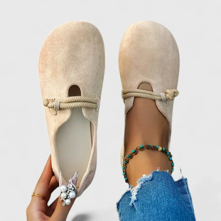 Elara | Lace Detail Slip-On Loafers