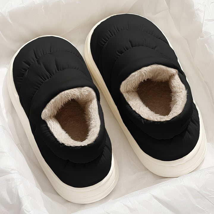 Alaric | Plush Fleece Raised-Sole Slippers