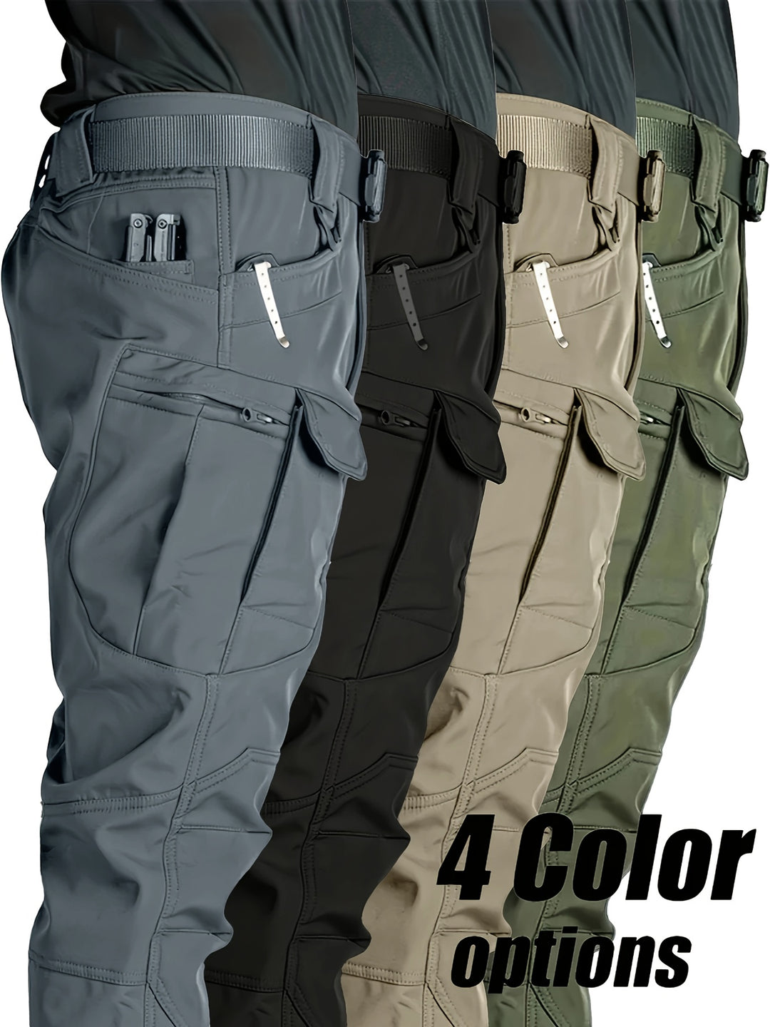 Gavin | Men’s Utility Cargo Trousers with Multi-Pocket Design