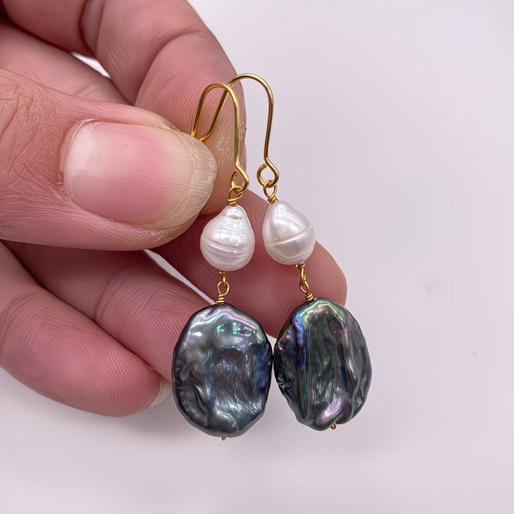 Ottilie | Women's Iridescent Pearl Drop Earrings