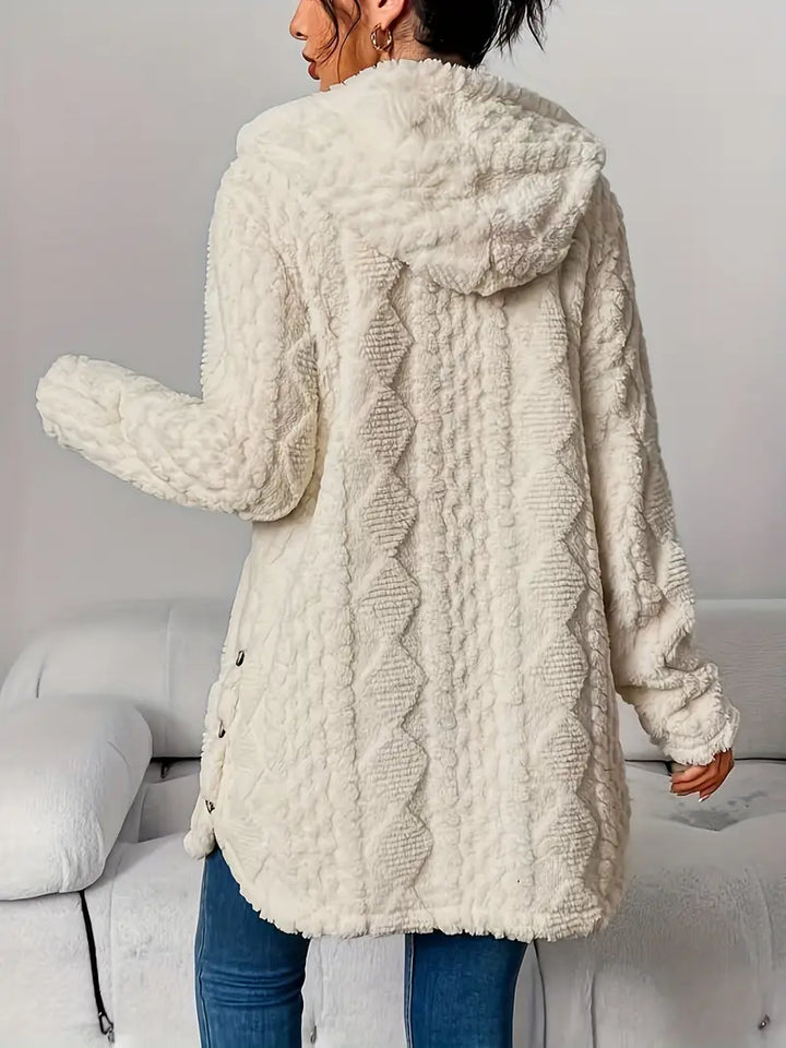 Lucille | Plush Hooded Cardigan