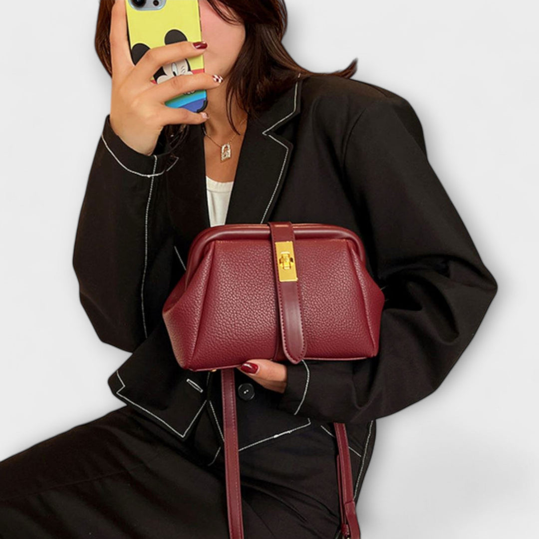 Dorsa | Women's Mini Top Handle Turn Lock Crossbody Bag