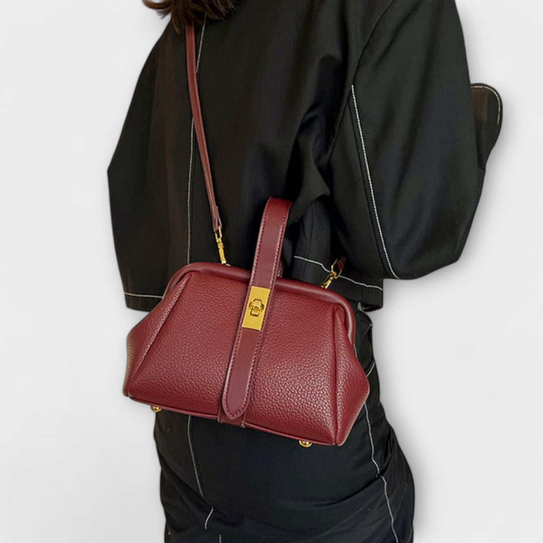 Dorsa | Women's Mini Top Handle Turn Lock Crossbody Bag