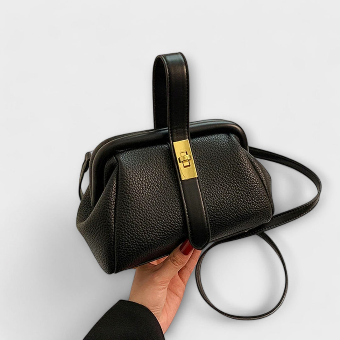 Dorsa | Women's Mini Top Handle Turn Lock Crossbody Bag