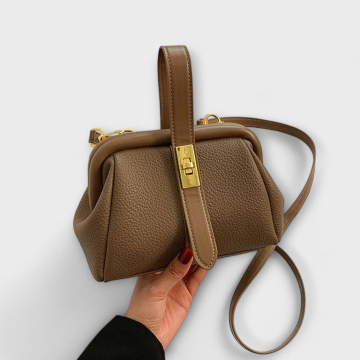 Dorsa | Women's Mini Top Handle Turn Lock Crossbody Bag