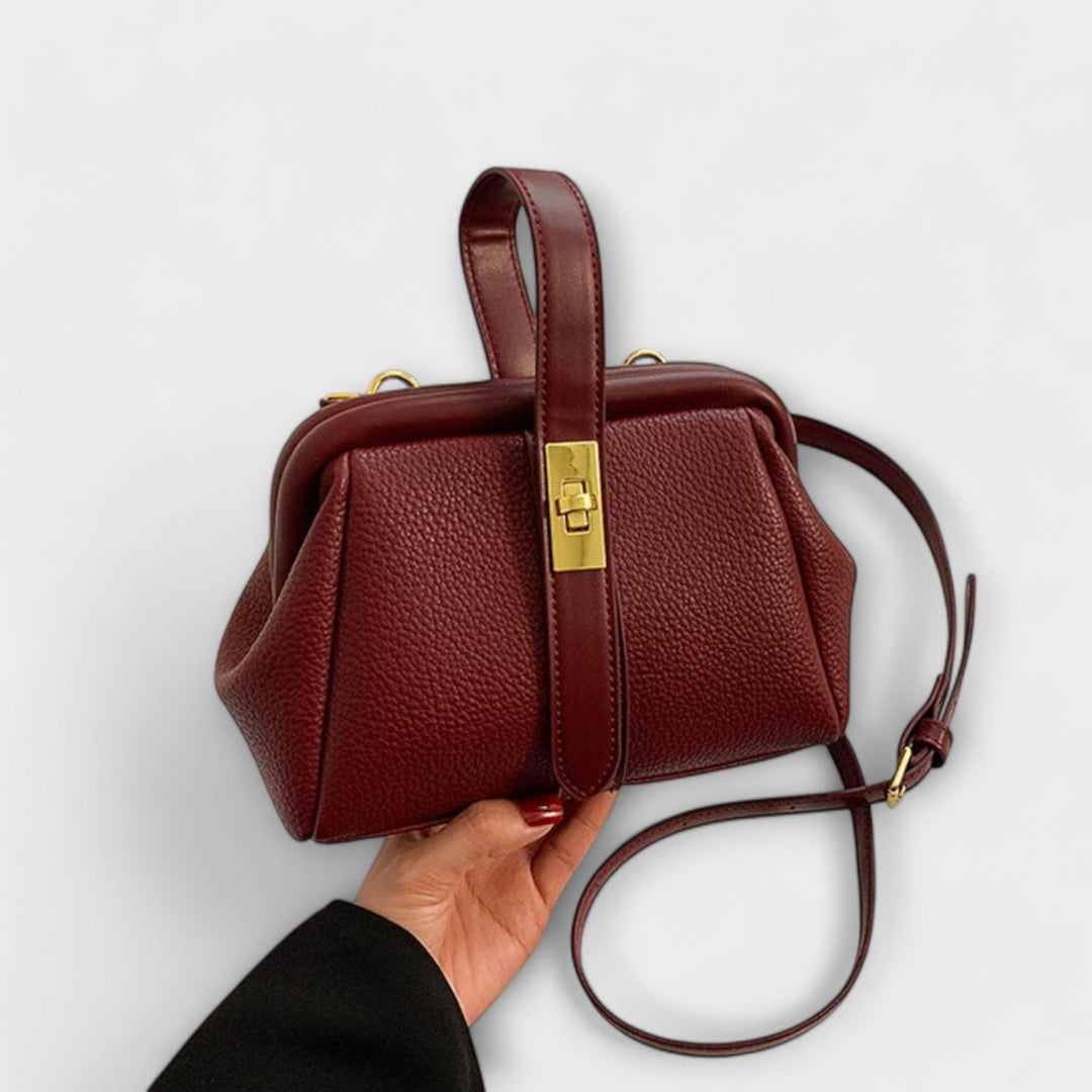 Dorsa | Women's Mini Top Handle Turn Lock Crossbody Bag