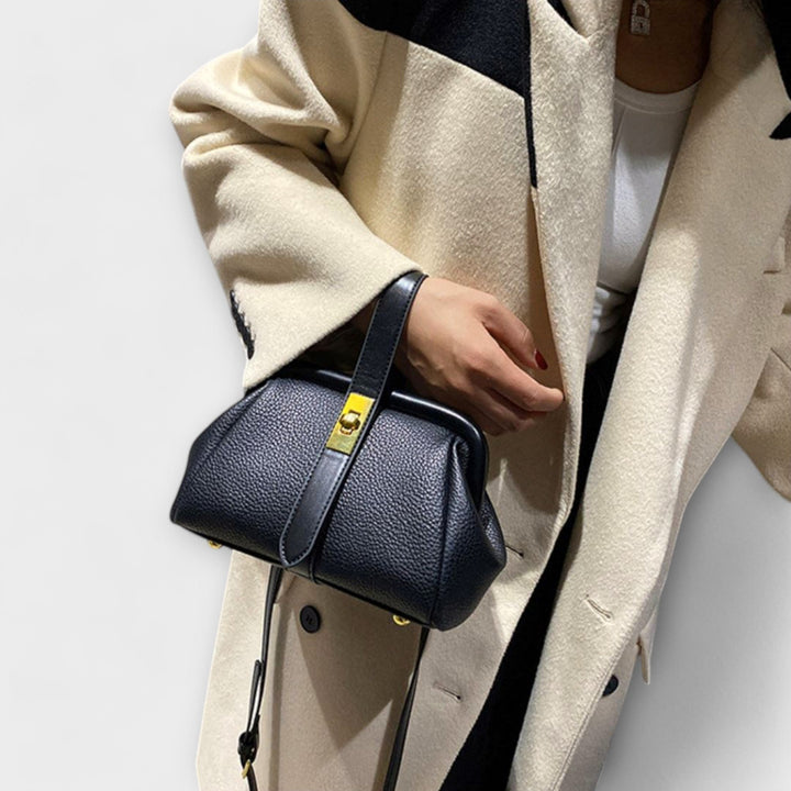 Dorsa | Women's Mini Top Handle Turn Lock Crossbody Bag