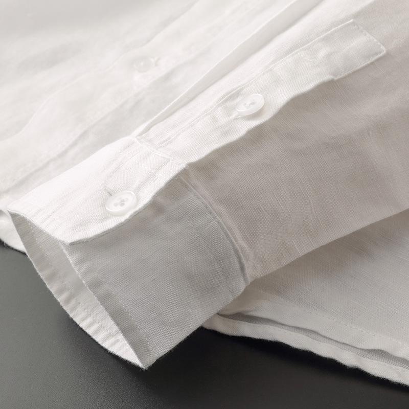 Caspian | Linen Hooded Pullover