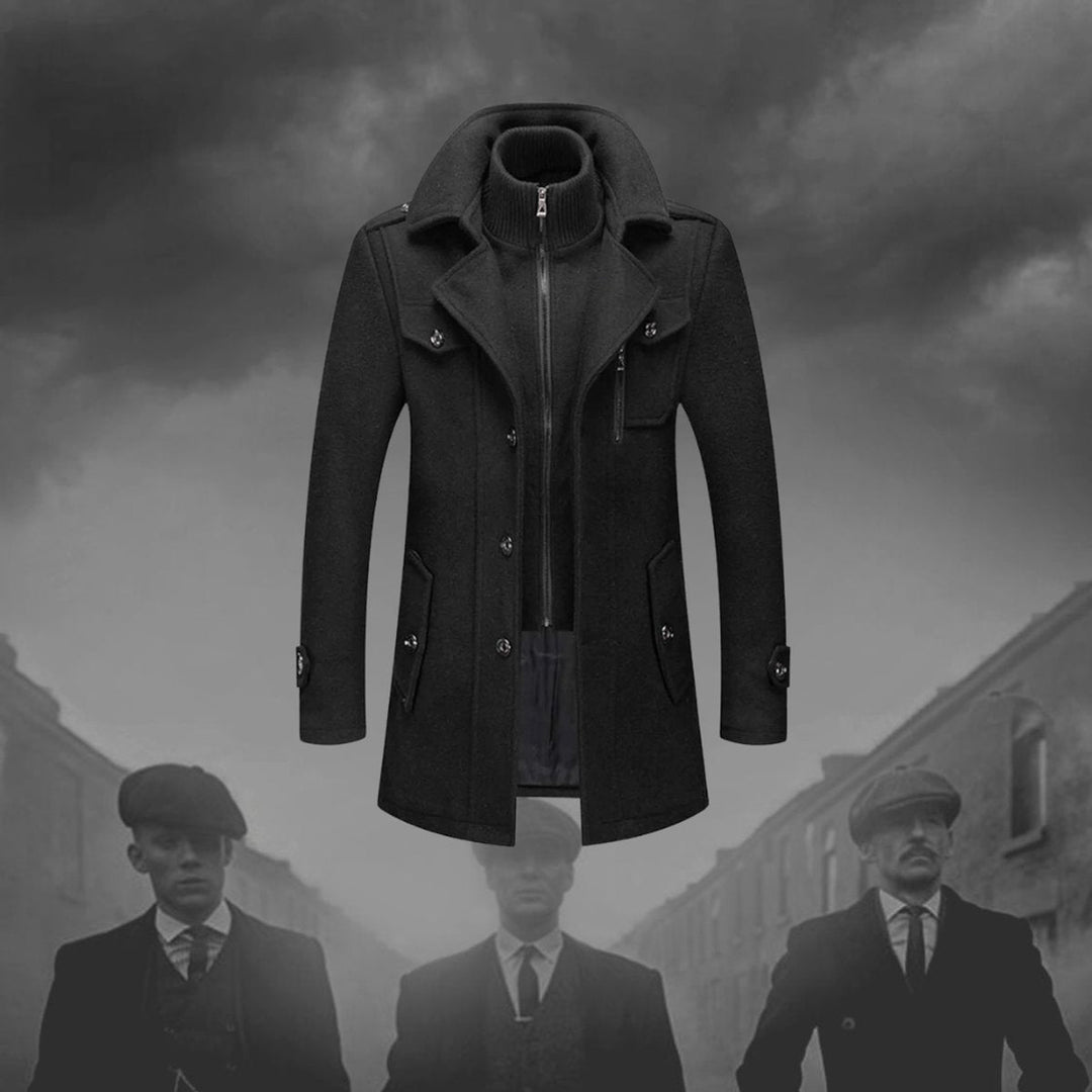 Lucas | Men's Slim Fit Winter Coat with Inner Knitted Collar