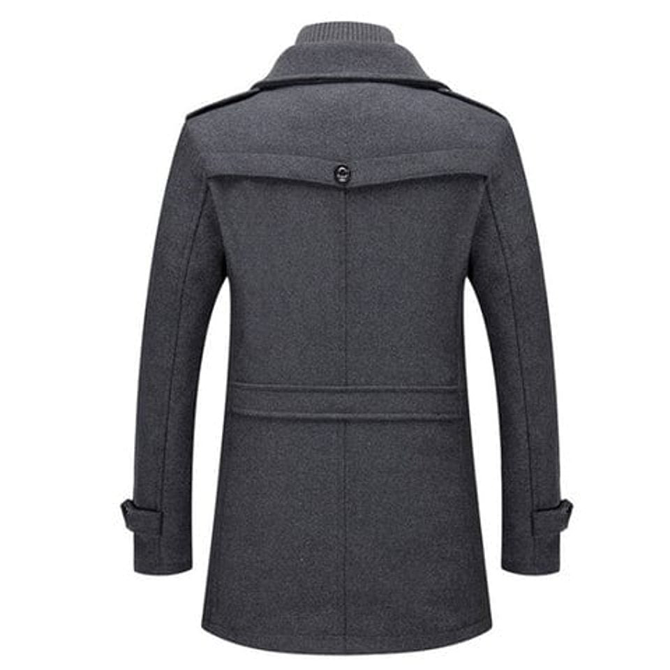 Lucas | Men's Slim Fit Winter Coat with Inner Knitted Collar