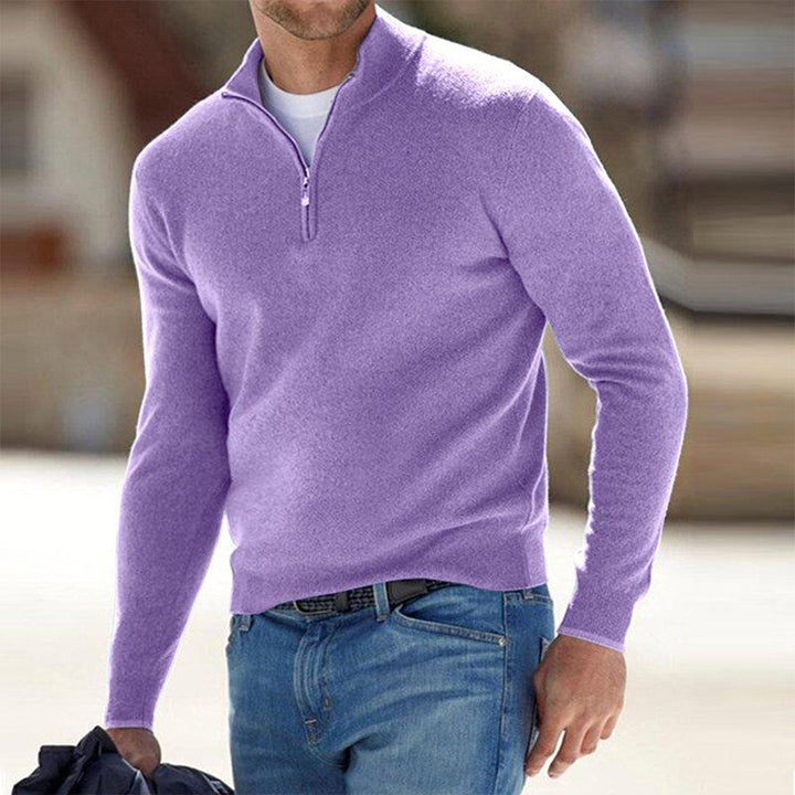 Daniel | Men's Half-Zip Knit Jumper
